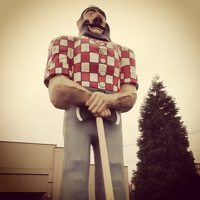 The Kenton statue, Portland, OR